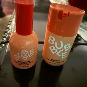 Bubble Skincare Super Clear salicylic Serum Deep Dive aha pha Exfoliating Mask